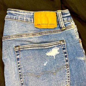 Used light Blue American aigle Airflex  Jeans . Size 34\32 . Only wear one time.